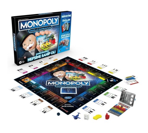 E8978 Hasbro Gaming - Monopoly Ödüllü Bankacılık +8 yaş E8978 Hasbro Gaming - Monopoly Ödüllü Bankacılık +8 yaş