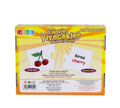 EDU-1002 Eşleştir Yiyecekler -Chiva EDU-1002 Eşleştir Yiyecekler -Chiva