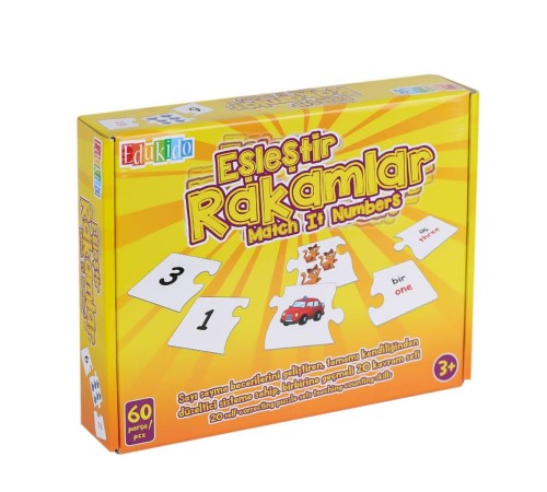 EDU-1006 Eşleştir Rakamlar Oyunu -Chiva EDU-1006 Eşleştir Rakamlar Oyunu -Chiva