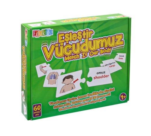 EDU-1008 Eşleştir Vücudumuz -Chiva EDU-1008 Eşleştir Vücudumuz -Chiva