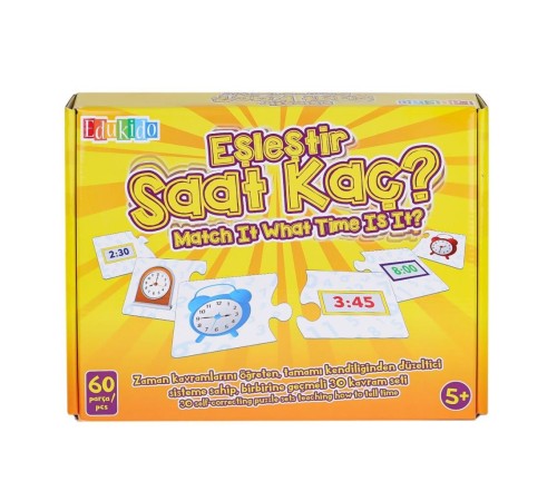 EDU-1016 Eşleştir Saat Kaç -Chiva EDU-1016 Eşleştir Saat Kaç -Chiva