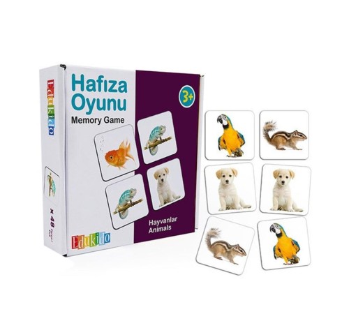 EDU-2013 Hafıza Oyunu Gerçek Hayvanlar -Chiva EDU-2013 Hafıza Oyunu Gerçek Hayvanlar -Chiva