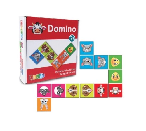 EDU-3010 Komik Arkadaşlar Domino -Chiva EDU-3010 Komik Arkadaşlar Domino -Chiva