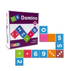 EDU-3012 Ahşap Sayılar Domino -Chiva