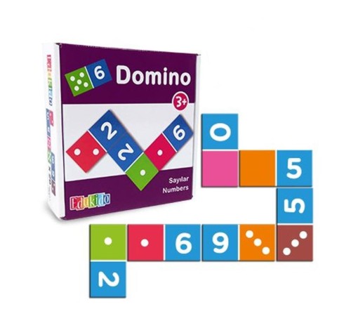 EDU-3012 Ahşap Sayılar Domino -Chiva EDU-3012 Ahşap Sayılar Domino -Chiva
