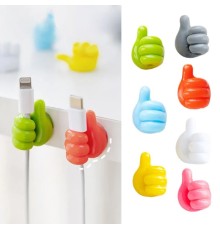 El Şeklinde Kauçuk Çok Amaçlı Kablo Tutacak 10 Adet