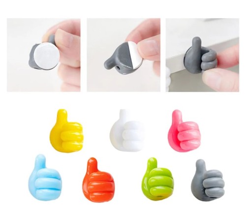 El Şeklinde Kauçuk Çok Amaçlı Kablo Tutacak 10 Adet