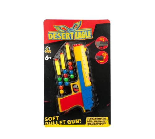 ER-132 Dart ve Top Atan Desert Eagle Tabanca - Erdem Oyuncak ER-132 Dart ve Top Atan Desert Eagle Tabanca - Erdem Oyuncak