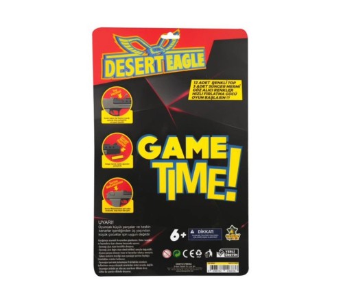 ER-132 Dart ve Top Atan Desert Eagle Tabanca - Erdem Oyuncak ER-132 Dart ve Top Atan Desert Eagle Tabanca - Erdem Oyuncak