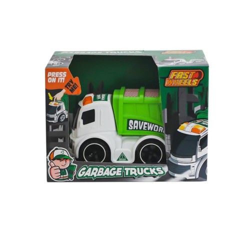 ER-244 Fast Wheels Çöp Kamyonu -Erdem Oyuncak