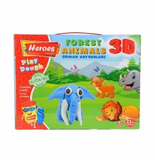 ERN-571 Heroes 3D Orman Hayvanları Seti - Eren Eğitici Oyuncak