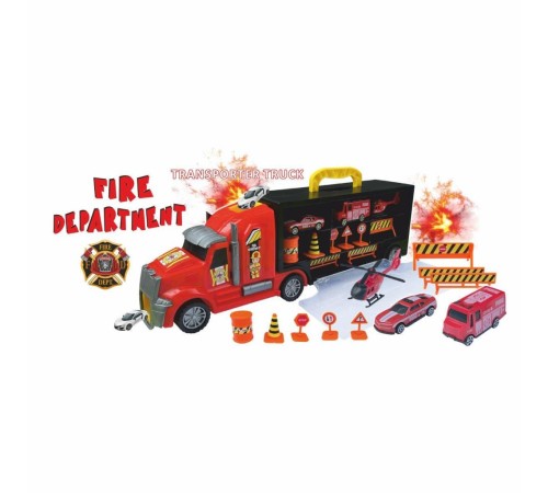 ERN-875 Heroes Toys Çantalı İtfaiye Taşıyıcı Tır Seti - Eren Oyuncak ERN-875 Heroes Toys Çantalı İtfaiye Taşıyıcı Tır Seti - Eren Oyuncak