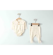 Eslenza Baby Zıbın Takım 0002 Bej