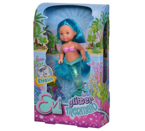 Evi Love Sallandığında Parlayan Kuyruk Yüzgeciyle Parıltılı Denizkızı Bebeği SMB-105733482 Evi Love Sallandığında Parlayan Kuyruk Yüzgeciyle Parıltılı Denizkızı Bebeği SMB-105733482