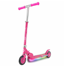 Evo 2 Tekerlekli Flash Işıklı Pembe Scooter
