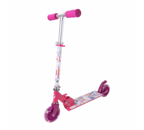Evo 2 Tekerlekli Katlanabilir Unicorn Inline Işıklı Scooter Evo 2 Tekerlekli Katlanabilir Unicorn Inline Işıklı Scooter