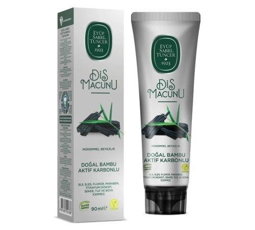 Eyüp Sabri Tuncer Doğal Bambu Karbonlu Diş Macunu 90 Gr Eyüp Sabri Tuncer Doğal Bambu Karbonlu Diş Macunu 90 Gr