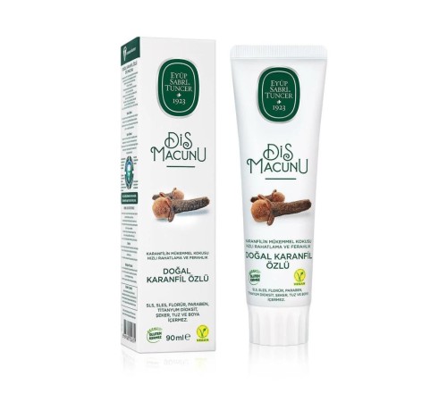 Eyüp Sabri Tuncer Doğal Diş Macunu 90 Gr Karanfil Eyüp Sabri Tuncer Doğal Diş Macunu 90 Gr Karanfil