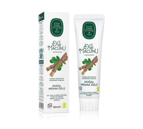 Eyüp Sabri Tuncer Doğal Diş Macunu 90 Gr Misvak Özlü