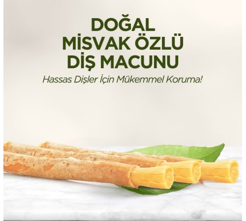 Eyüp Sabri Tuncer Doğal Diş Macunu 90 Gr Misvak Özlü