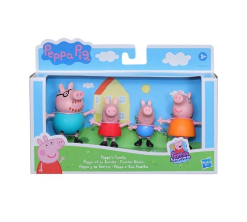 F2171 Peppa Pig ve Ailesi 4lü Figür Seti +3 yaş F2171 Peppa Pig ve Ailesi 4lü Figür Seti +3 yaş