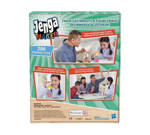F4528 Hasbro Gaming - Jenga Maker +8 yaş F4528 Hasbro Gaming - Jenga Maker +8 yaş