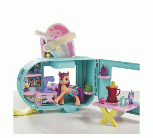 F6339 My Little Pony - Sunny Starscout Smoothie Arabası +3 yaş F6339 My Little Pony - Sunny Starscout Smoothie Arabası +3 yaş