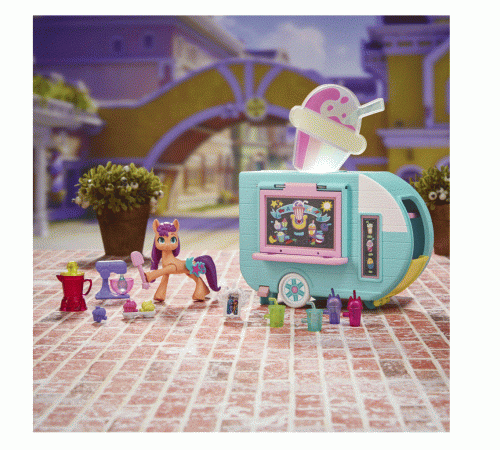 F6339 My Little Pony - Sunny Starscout Smoothie Arabası +3 yaş F6339 My Little Pony - Sunny Starscout Smoothie Arabası +3 yaş