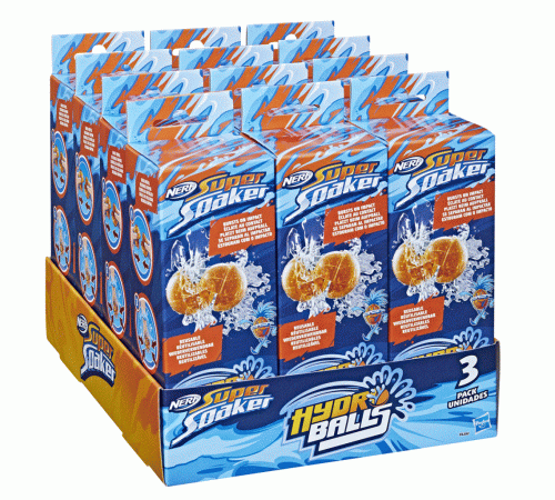 F6392 Nerf Super Soaker Hydro Balls 3lü +6 yaş F6392 Nerf Super Soaker Hydro Balls 3lü +6 yaş