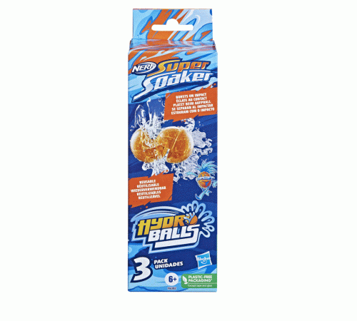 F6392 Nerf Super Soaker Hydro Balls 3lü +6 yaş F6392 Nerf Super Soaker Hydro Balls 3lü +6 yaş