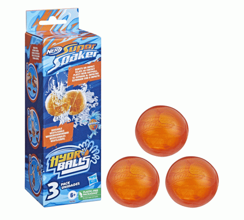 F6392 Nerf Super Soaker Hydro Balls 3lü +6 yaş
