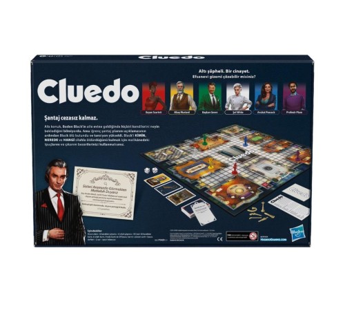 F6420 Hasbro Gaming - Cluedo +8 yaş