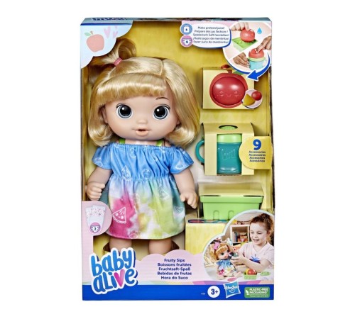 F7356 Baby Alive Bebeğim ile Eğlenceli Yudumlar Sarışın +3 yaş F7356 Baby Alive Bebeğim ile Eğlenceli Yudumlar Sarışın +3 yaş