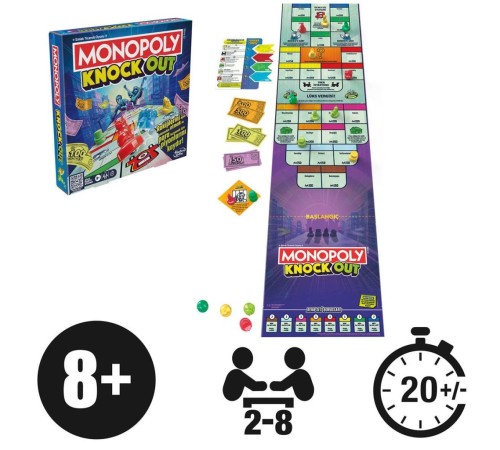 F8995 Monopoly Knockout F8995 Monopoly Knockout