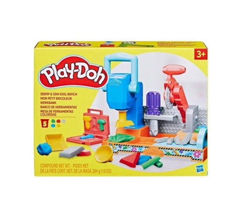 F9141 Play-Doh Renkli El Aletleri Tezgahı Oyun Seti +3 yaş F9141 Play-Doh Renkli El Aletleri Tezgahı Oyun Seti +3 yaş