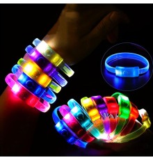 Festival & Parti LED Bileklik 3 Farklı Mod Işıklı 1 Adet
