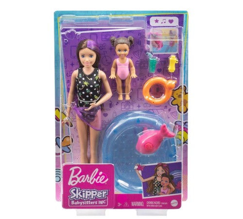 FHY97 Skipper Bebek Bakıcısı Bebeği ve Aksesuarları Oyun Seti
