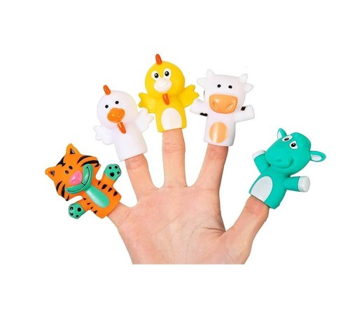 Finger Puppet Hayvan Figürlü Parmak Kuklası Finger Puppet Hayvan Figürlü Parmak Kuklası