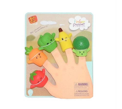 Finger Puppet Meyve Figürlü Parmak Kuklası Finger Puppet Meyve Figürlü Parmak Kuklası