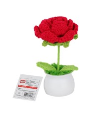 FL-5 Kroşe Örgü Şakayık Çiçek -Birliktoys