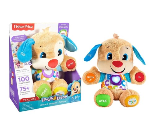 FPN79 Fisher-Price® Yaşa Göre Gelişim Eğitici Köpekçik / Türkçe / Eğlen ve Öğren FPN79 Fisher-Price® Yaşa Göre Gelişim Eğitici Köpekçik / Türkçe / Eğlen ve Öğren