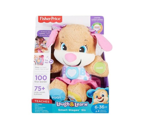 FPP83 Fisher-Price® Yaşa Göre Gelişim Eğtici Köpekçiğin Kız Kardeşi / Türkçe / Eğlen ve Öğre FPP83 Fisher-Price® Yaşa Göre Gelişim Eğtici Köpekçiğin Kız Kardeşi / Türkçe / Eğlen ve Öğre