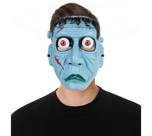 Frankenstein Temalı Sallanan Oynar Gözlü Maske Frankenstein Temalı Sallanan Oynar Gözlü Maske