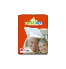 Freshlife Yatak Koruyucu Örtü 60x90 10 Adet