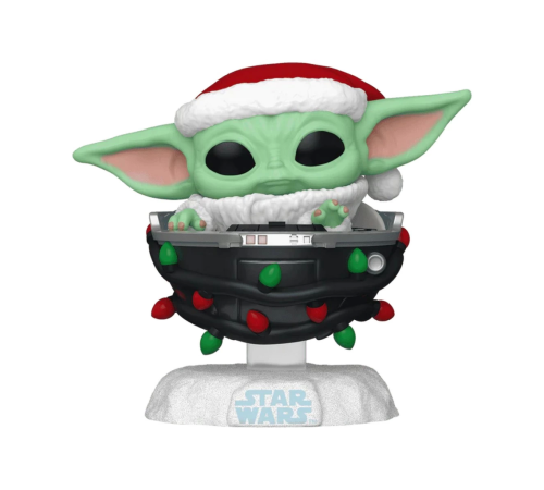 Funko POP Star Wars Holiday Grogu with Santa Hat in Pram Funko POP Star Wars Holiday Grogu with Santa Hat in Pram