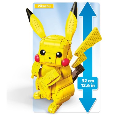 FVK81 MEGA™ Pokémon™ Jumbo Pikachu Figürü 825 parça +8 yaş FVK81 MEGA™ Pokémon™ Jumbo Pikachu Figürü 825 parça +8 yaş