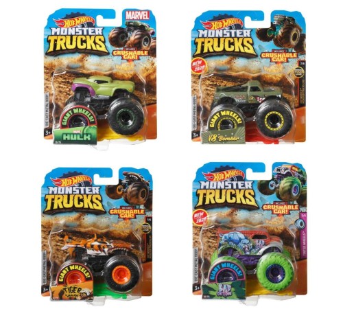 FYJ44 Hot Wheels, Monster Trucks 1:64 Arabalar FYJ44 Hot Wheels, Monster Trucks 1:64 Arabalar