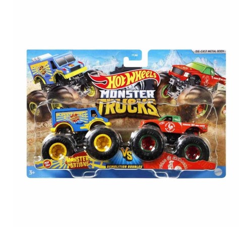 FYJ64 Hot Wheels Monster Trucks Güçlü İkili 1:64 Arabalar FYJ64 Hot Wheels Monster Trucks Güçlü İkili 1:64 Arabalar