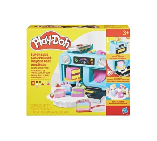 G0497 Play-Doh Süper Dilimli Kek Oyun Seti +3 yaş G0497 Play-Doh Süper Dilimli Kek Oyun Seti +3 yaş