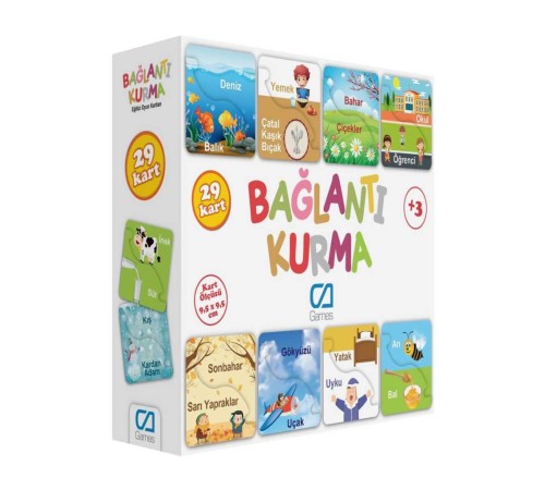 Games Bağlantı Kurma Eğitici Oyun Kartları 29 Kart Games Bağlantı Kurma Eğitici Oyun Kartları 29 Kart